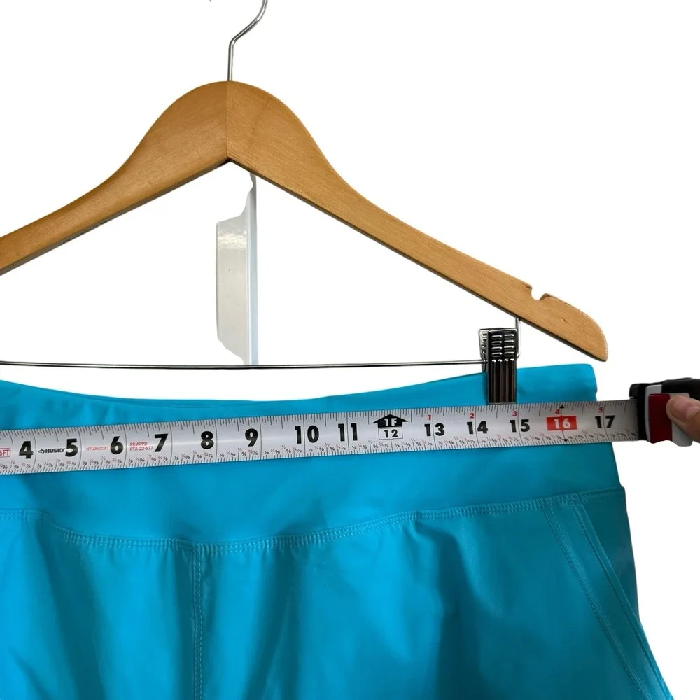 Gradual NEW Aqua Blue Lined Briefs 4 Way Stretch Shorts w/ Pockets Size XXL #441